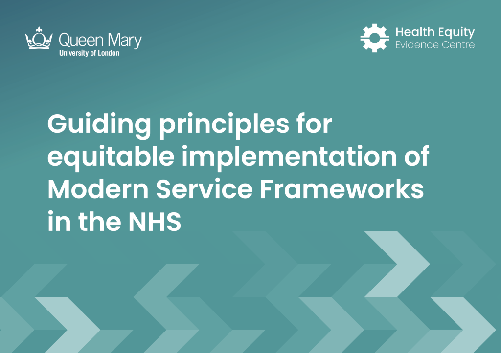 Front page cover for Guiding Principles resource